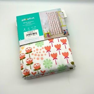 Pillowfort Multi Floral Blackout Curtain 84”